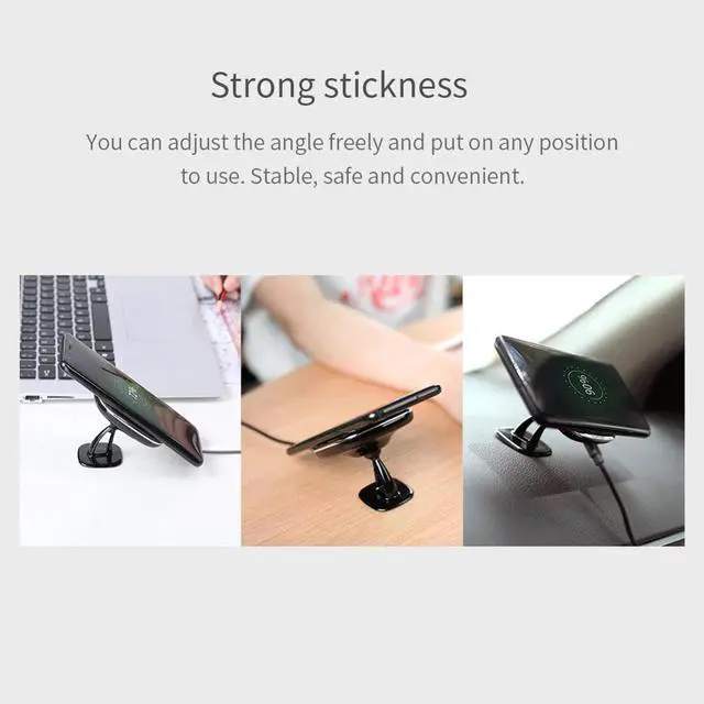Alt view image 5 of 5 - 10W Qi Wireless Car Charger for Iphone 12 11 Pro max XS 8 Holder Air Vent Mount for  Note 20 S20 S9 Plus for Mi 9