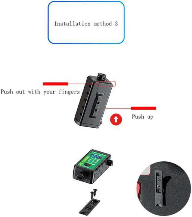 Alt view image 5 of 5 - 12V 24V Motorcycle QC3.0 PD Type C Charger SAE to USB Adapter with Voltmeter & ON/Off Switch for Smart Phone Tablet G