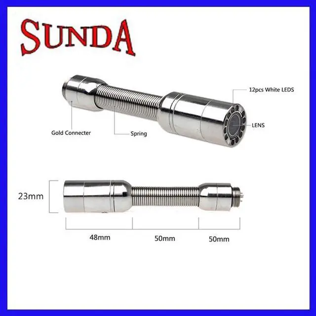 Alt view image 5 of 5 - 50m CCTV pipe inspection video camera system,underwater well pipe inspection camera 7inch LCD screen 23mm camera head waterproof