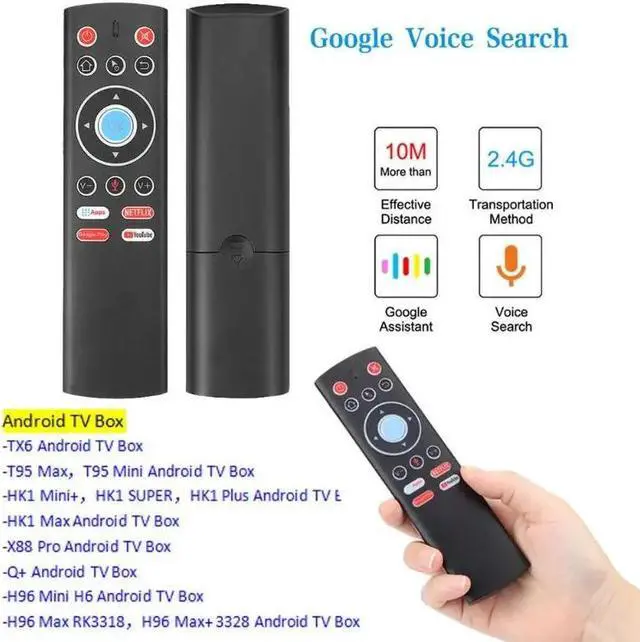 Alt view image 3 of 5 - T1 and 2.4G Wireless 17 Keys Voice Remote Control Air Mouse Gyro Mic IR Learning for Tablet PC HTPC IPTV
