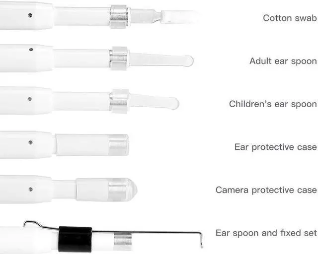 Alt view image 3 of 7 - 8mm borescope Camera 16GB NTS150 3.5" LCD Display Monitor Inspection Endoscope 6 LEDS Borescope 1/3 meter Snake Tube Camera