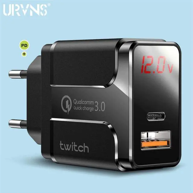 Alt view image 2 of 5 - 30W 48W Digital Display QC3.0 USB Quick Charger For iPhone Adapter 3A Fast Charging Wall Phone Chargers For