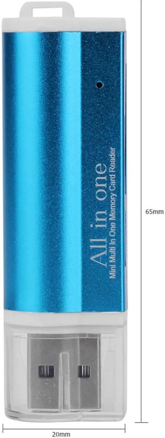 Alt view image 2 of 5 - new mini portable USB2.0 4-in-1 multi-memory card reader for SD/SDHC/Mini SD/MMC/TF card/MS for Macbook