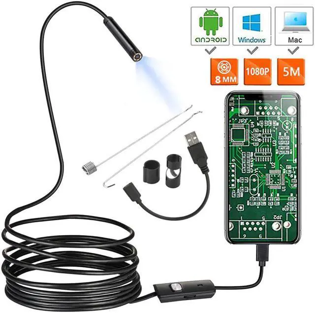 Main image of 1080P Full HD Mini Android Camera Endoscope IP67 1920*1080  2m 5m Micro USB Inspection Video Camera Snake Borescope Tube