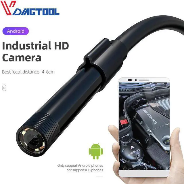 Main image of Endoscope Camera 5.5mm 7mm 8mm IP67 Waterproof 6 LED Borescope Car Inspection Camera For Android Loptop