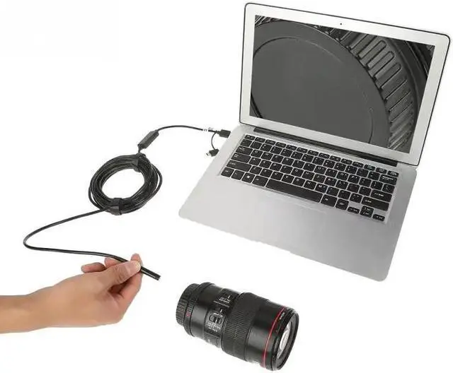 Alt view image 3 of 5 - 3 in 1 Waterproof OTG USB Endoscope Kit 6-Led USB Endoscope Borescope Inspection Camera 1.5M for Android High Quality