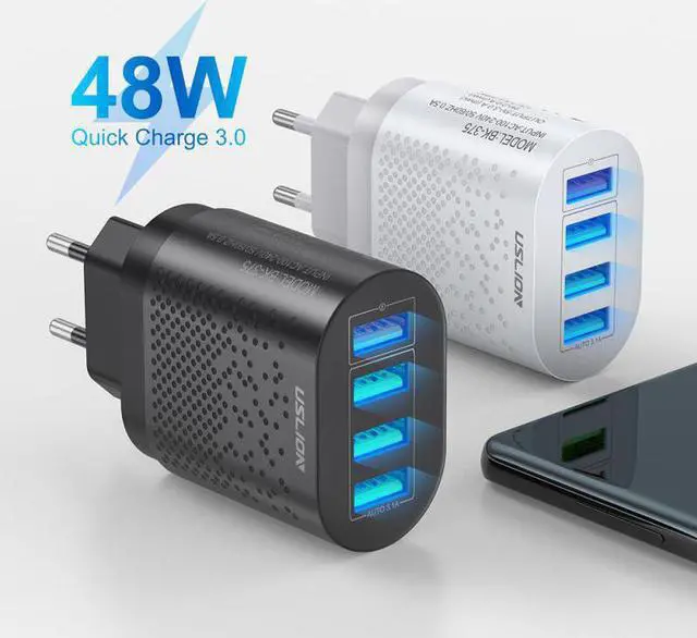 Main image of Charge Adapter 3.0 USB Charger Charger For Mobile Phone Accessories Tablet Charger EU US Plug Quick Charging