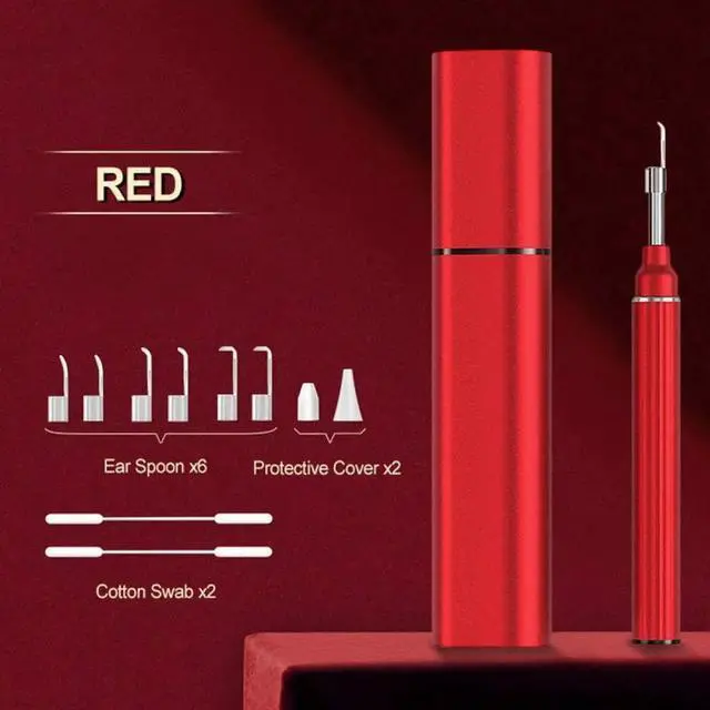 Alt view image 3 of 5 - 3.9mm WiFi Ear Otoscope 5MP Ear Inspection Camera Endoscope 5.5mm Ear Cleaner Scope Earwax Removal Kits  for iOS Android Phone