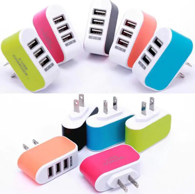 Main image of Plug Wall Charger Station 3 Port USB Charge Charger Travel AC Power Chargers Adapter for   iPhone Dropshopping