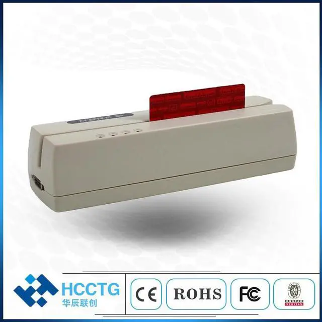 Alt view image 2 of 5 - and RS232 Interface Optional Android 1/2/ 3 Tracks Reader And Writer Magnetic Card Compatible MSR 206 Magnetic HCC206