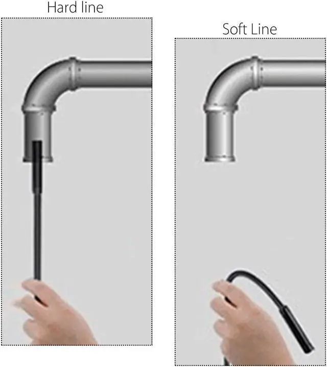 Alt view image 5 of 5 - Endoscope Camera 2/5/10M HD 1200P 8mm 8 LED Mini Waterproof Hard Cable Inspection Camera USB Borescope for Iphone PC IOS