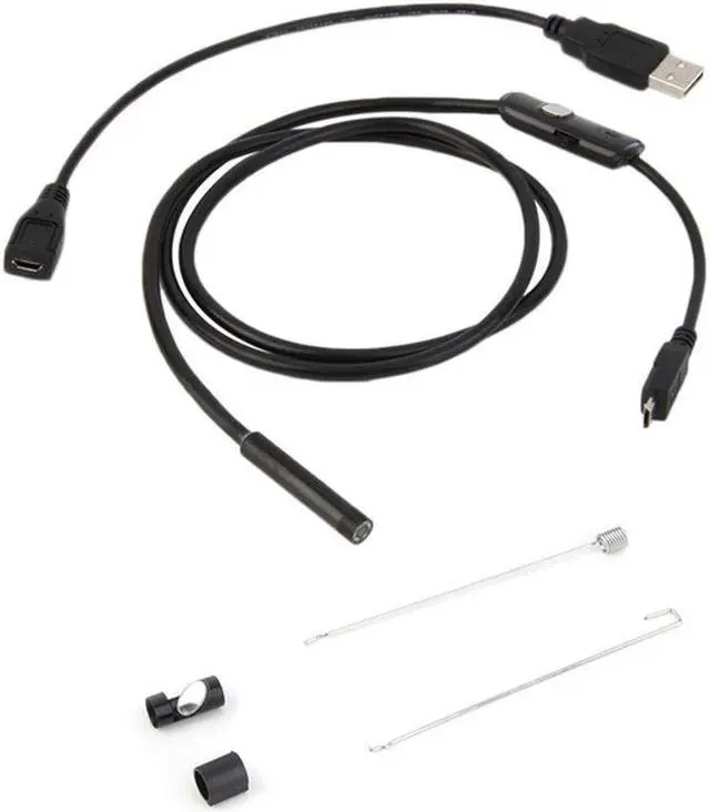 Alt view image 6 of 7 - 7mm Waterproof USB Endoscope Borescope Cable Mini Rigid Inspection Camera Snake Tube with 6 LED for Android Phone Hot Sales IP67