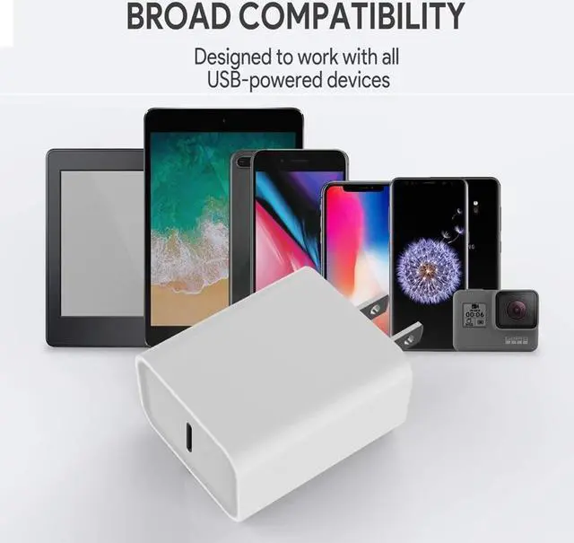 Alt view image 5 of 5 - 18W USB Type C Charger Adapter For iPhone 8 11 XS Max PD Fast Charging Power Type-C EU US UK Plug for  Macbook