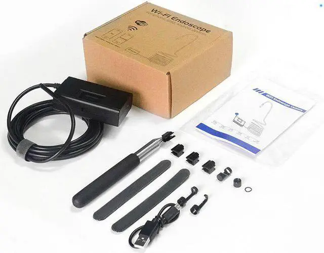 Alt view image 5 of 5 - Wifi 5.5mm 1080P long focal length Semi-Rigid Snake Endoscope Camera inspection Borescope IOS Android Iphone Mac