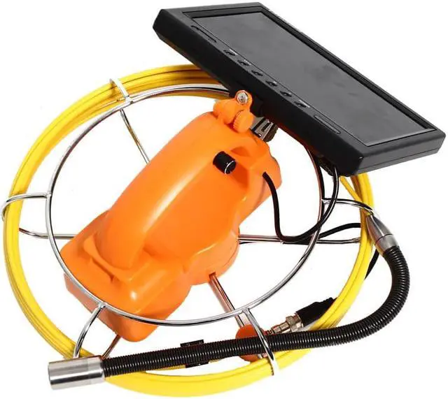 Alt view image 4 of 5 - 50m AHD 960P DVR meter counter Drain Endoscope Pipe Inspection Camera Pipe Sewe audio Camera Waterproof audio Pipe Camera