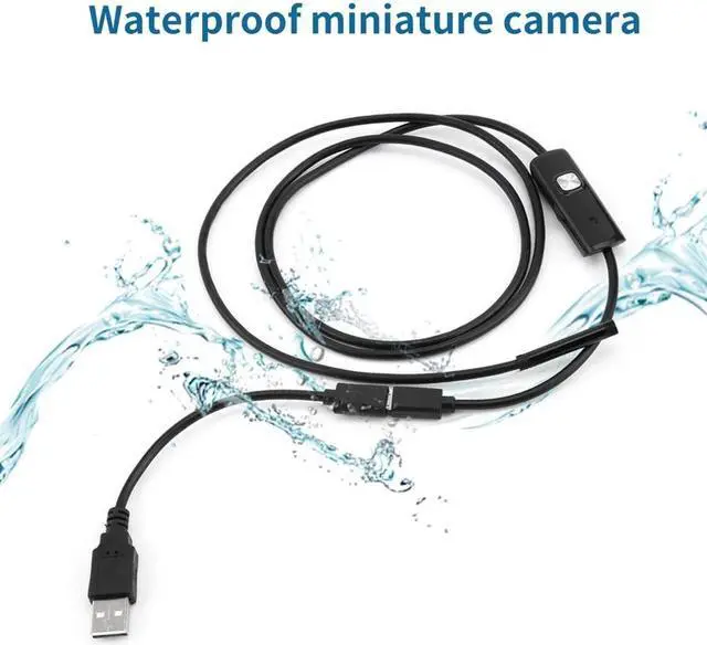 Alt view image 3 of 5 - 5.5mm Endoscope Camera HD USB Endoscope With 6 LED 1/1.5/2M/3.5M/5M Soft Cable Waterproof Inspection Borescope for Android PC