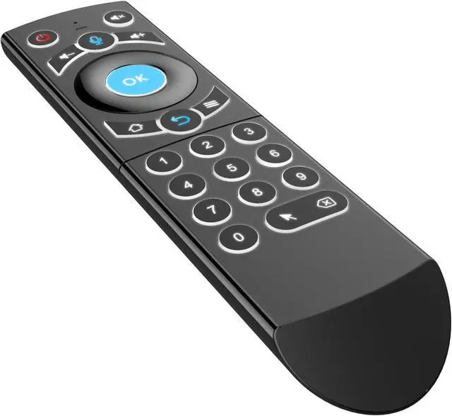 Alt view image 3 of 5 - Pro Gyro Smart Voice Remote Control IR Learning 2.4G Wireless Fly Air Mouse for X96 Mini H96 MAX X99 Android TV Box vs