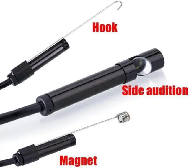 Alt view image 3 of 5 - 7MM Endoscope Camera Flexible USB Mini Camcorders IP67 Waterproof 6 LEDS Borescope Inspection Camera For Android PC Laptop