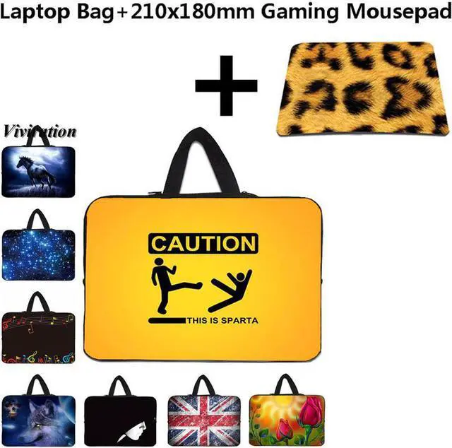 Alt view image 5 of 5 - 210x180mm Gaming Mouse Pad With Sleeve Laptop Bag 17 17.3 Neoprene Carrying Case Cover 10 12 13 14 15 11.6 Notebook Pouch Bags