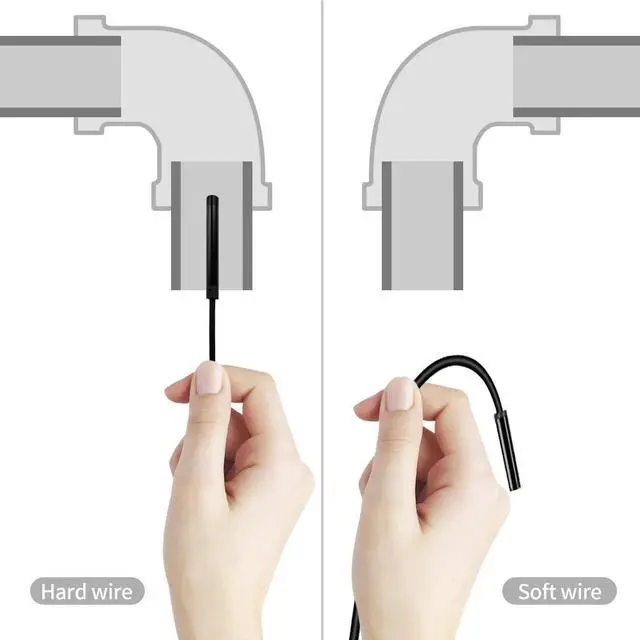 Alt view image 2 of 5 - 7MM Android Endoscope 3 in 1 USB/Micro USB/Type-C Borescope Inspection Camera Waterproof for Smartphone with OTG and UVC PC