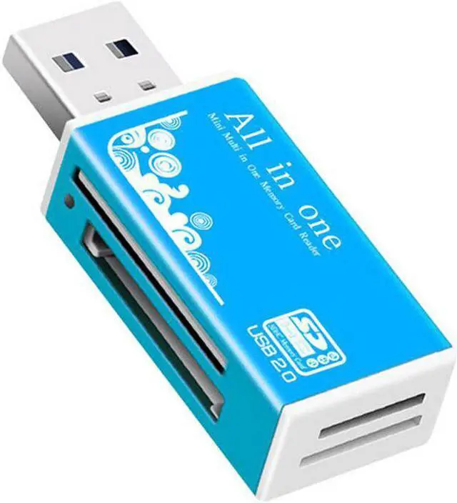 Alt view image 2 of 4 - Smart Card Reader Multi Memory Card Reader for Memory Stick Pro Duo Micro SD TF M2 MMC SDHC MS