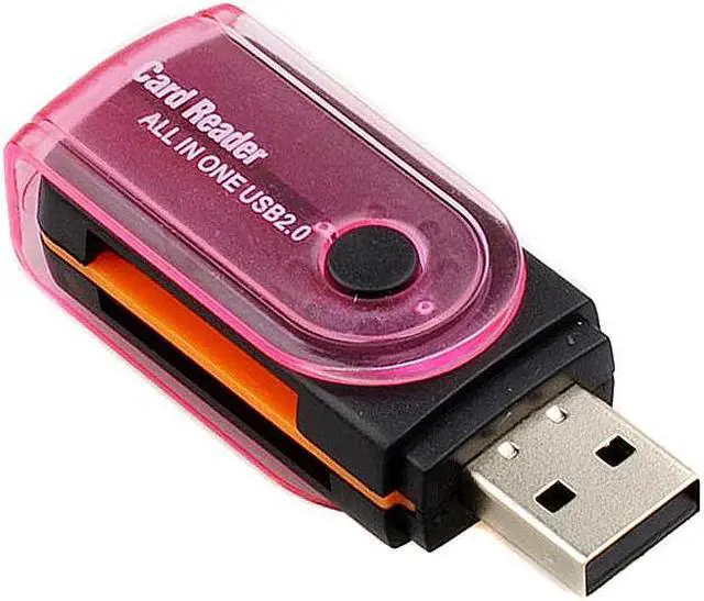 Alt view image 3 of 5 - 3 Pcs High Quality Mini USB 2.0 Card Reader for Micro SD Card TF Card Adapter Plug and Play for Tablet PC Random Colors