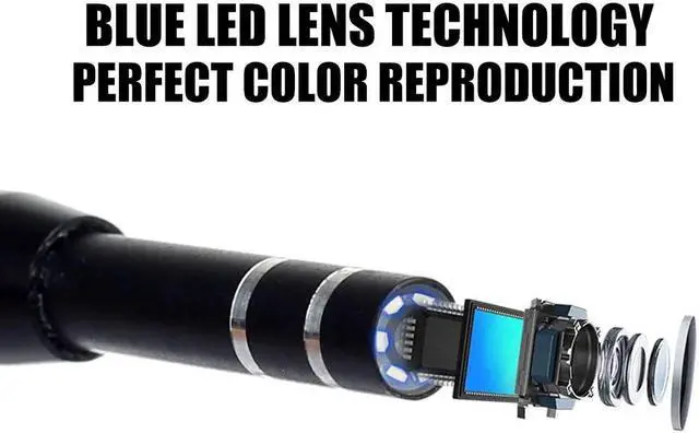 Alt view image 4 of 7 - 1M 7mm Lens USB Endoscope Camera Waterproof Flexible Wire Snake Tube Inspection Borescope For OTG Compatible Android Phones