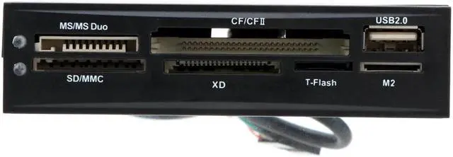 Alt view image 3 of 5 - 3.5" All in1 Desktop PC Memory Card Reader Internal Card Reader SD Card Reader Memory Stick for Laptop Desktop Peripheral