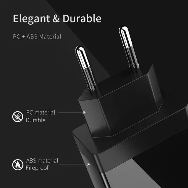 Alt view image 4 of 5 - 60W Quick Charge 3.0 4.0 USB Phone Charger Wall 4 Port 5V 3.1A Fast Charging Adapter For iPhone X 7  A50  Charger