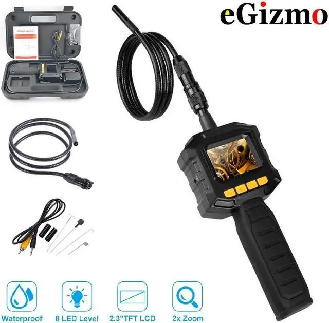 Main image of Light Industrial Digital Endoscope Waterproof Borescope Inspection Camera Portable Videoscope Car Engines Ventilation System