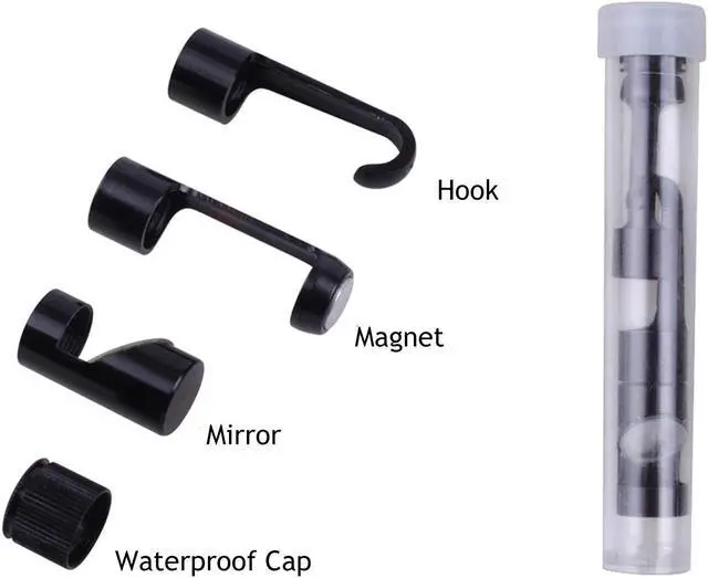 Alt view image 3 of 5 - 8mm Wireless Endoscope Camera IP68 Waterproof WiFi Inspection 2M 8LED Semi-Rigid Cable Borescope for iPhone Android PC Notebook