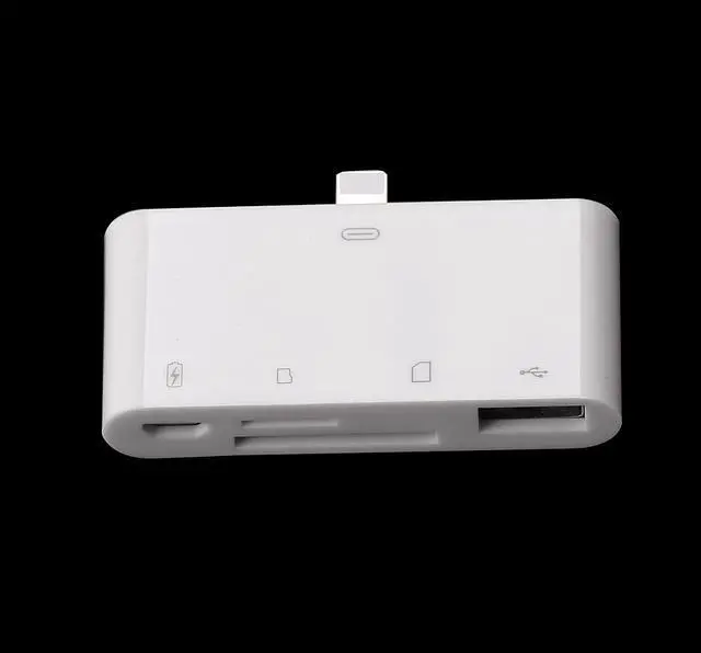 Alt view image 2 of 5 - 4in1 OTG Card Reader iOS Phone SD TF Memory Card Writer USB 2.0 Camera Connection Kit Adapter for iPhone X XS MAX XR 6 7 8 iPad