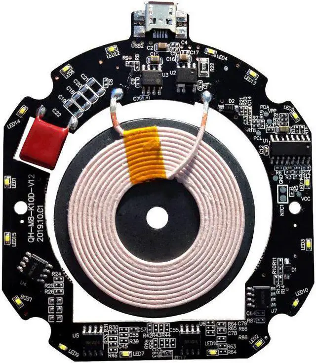 Alt view image 5 of 5 - 10W PCBA Qi Wireless Charger For  S8 Circuit Board Coil DIY For iphone wireless charger For iphone dock  mi8