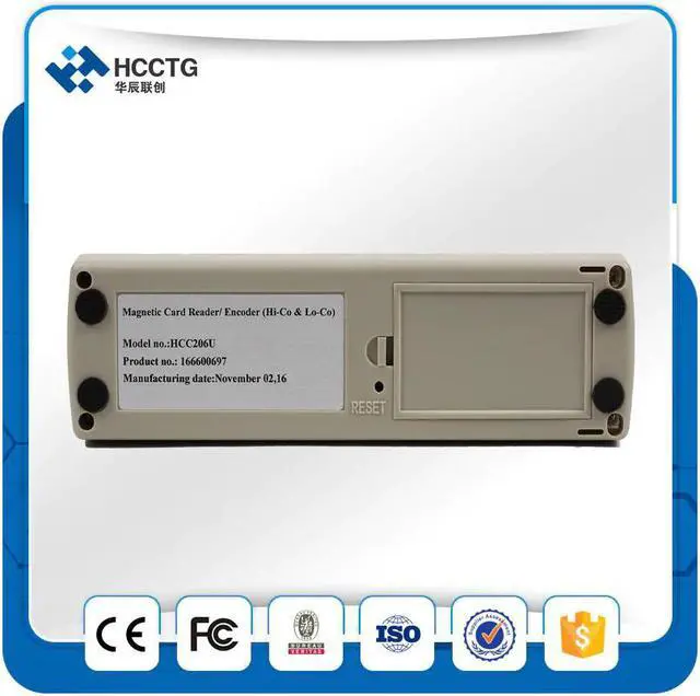 Alt view image 2 of 5 - Hi-Co & Lo-Co Track 1/2/3 Credit Encoder Magnetic Stripe Card Reader/Writer HCC206