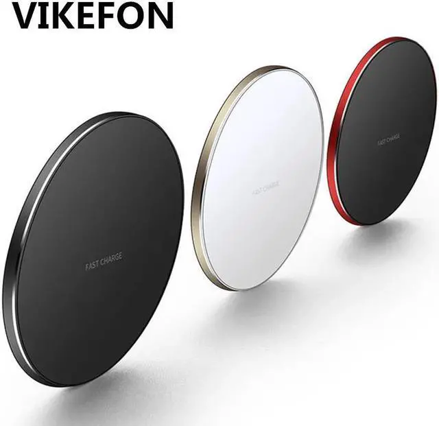 Main image of Metal Wireless Charger for iPhone 11 Xs Max X 8 Plus 10W/7.5W/5W QC3.0 USB Phone Fast Charger Pad for