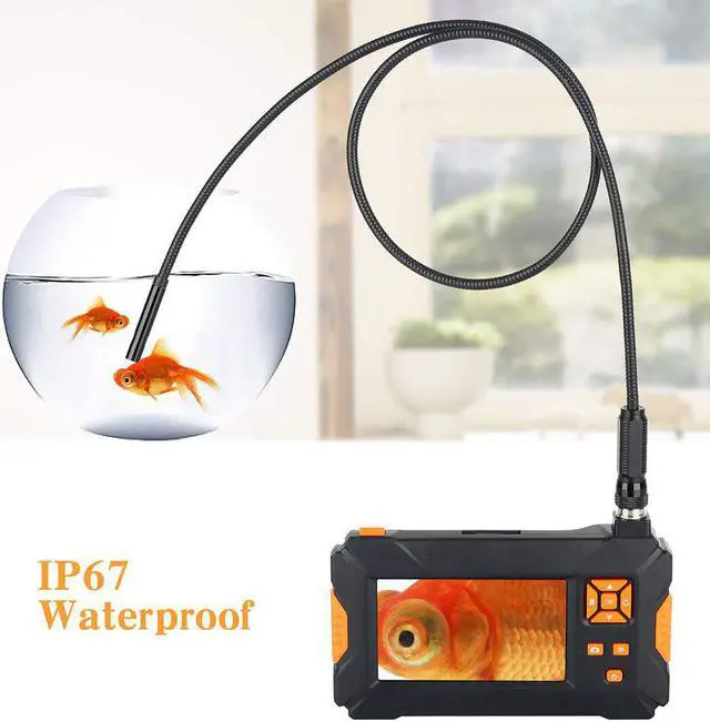 Alt view image 5 of 5 - Endoscope Handheld Video Borescope HD 1080P Underwater Micro Pipe Inspection Scope Camera with 4.3inch Display Screen