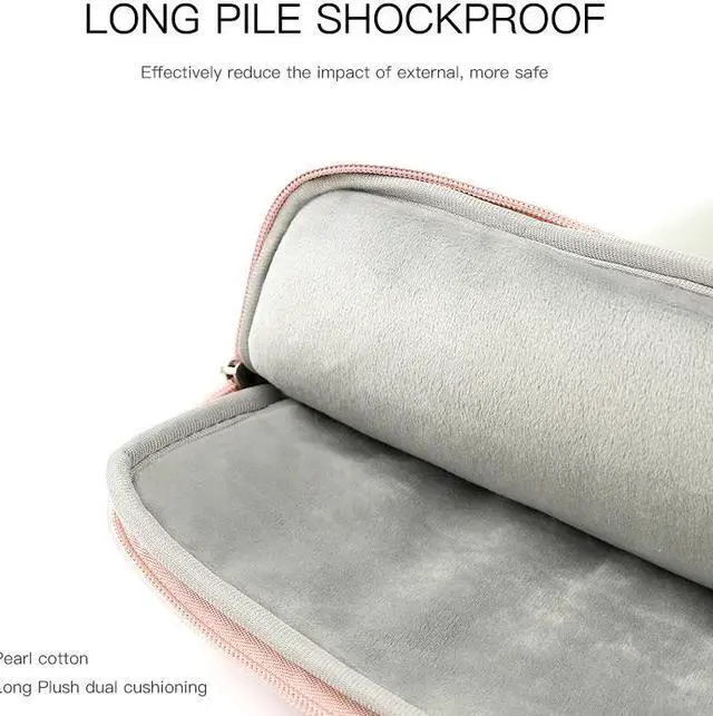 Alt view image 4 of 5 - Bag women Notebook Carrying Case Briefcase for Macbook Air 13.3 14 15.6 inch men Handbags shoulder pro 13 case Mouse Bag