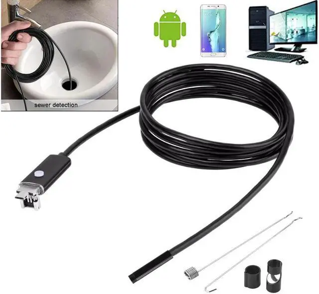 Main image of 5.5mm 7/8mm 1M 2M 5M 10M USB Cable Waterproof 6LED Android Endoscope 1/9 CMOS Mini USB Endoscope Inspection Camera Borescope