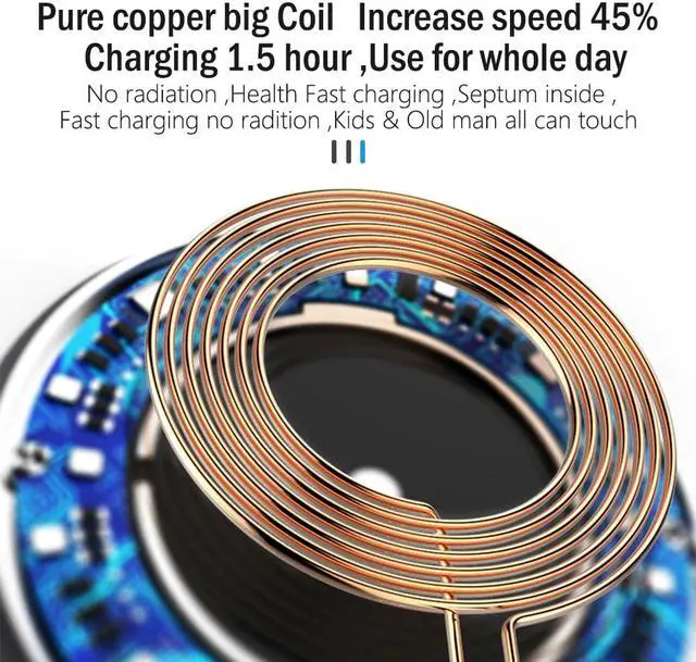 Alt view image 3 of 5 - Wireless Charger For iphone X XS XR 5w Fast Charging Pad Phone Wireless Charger For  S9  Round Transmitter Base