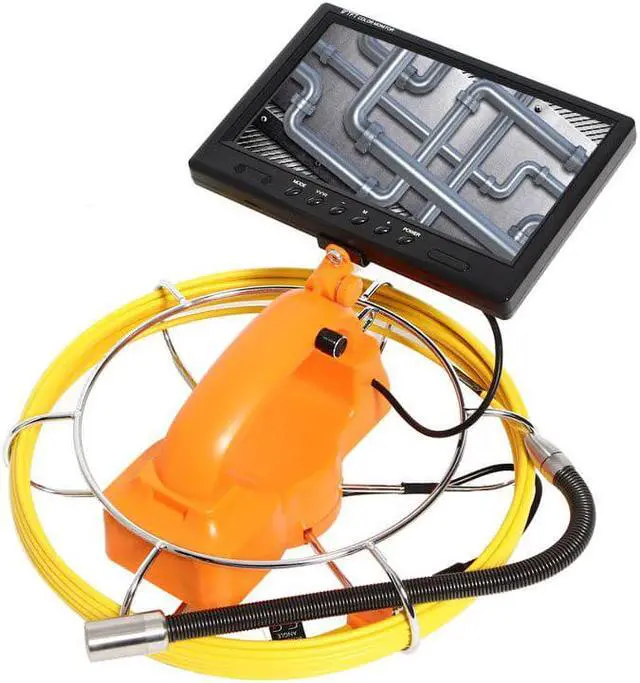 Alt view image 5 of 5 - 50m AHD 960P DVR meter counter Drain Endoscope Pipe Inspection Camera Pipe Sewe audio Camera Waterproof audio Pipe Camera