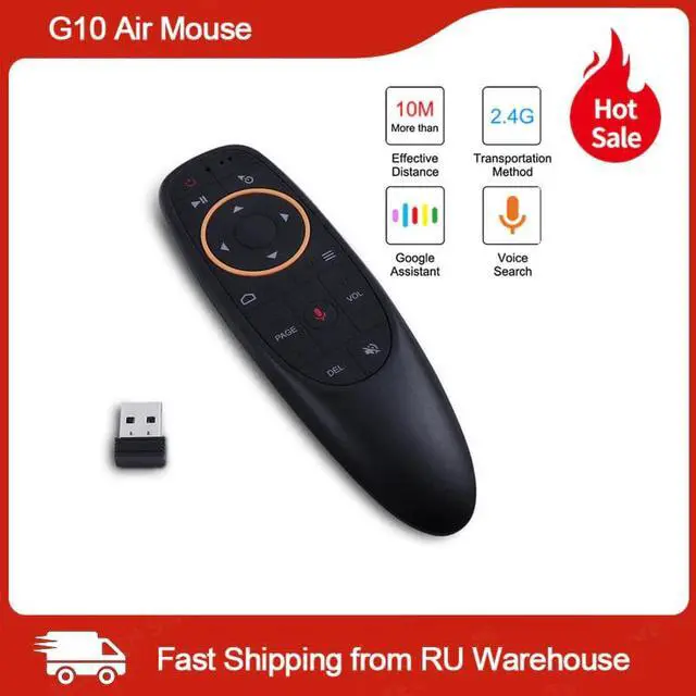 Main image of Air Mouse Voice Control with 2.4G USB Receiver Gyro Sensing Mini Wireless Smart Remote for Android TV BOX X96mini smart tv