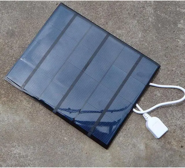 Alt view image 5 of 5 - 6V Solar Panel Charger 3.5W Polycrystalline Solar Cell DIY Charge Battery Phone MP3 MP4 Charge Panel