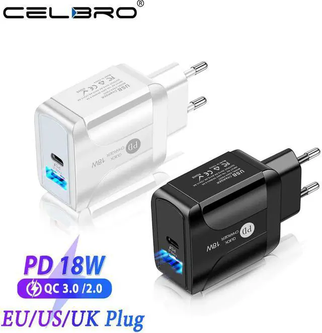 Main image of USB Charger Quick Charge QC 3.0 PD Charger 18W QC3.0 USB Type C Fast Charging For IPhone 11Pro 8 X Google Charger Adapter