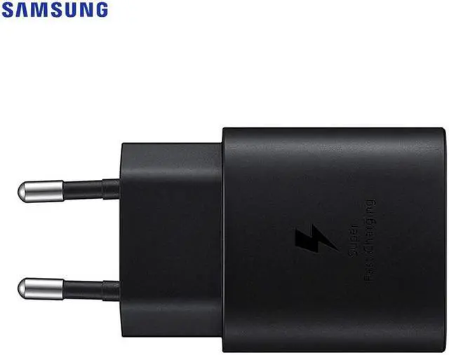 Alt view image 3 of 5 - Original 25W Super Fast Charger For  Galaxy Note 10 Note10 plus Note10+ A60 A70 USB-C Fast Charging Wall Charger