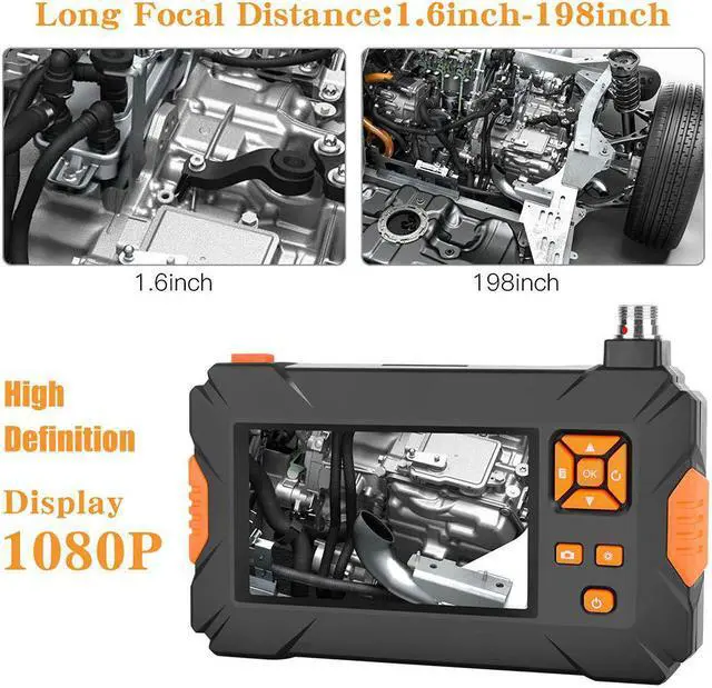 Main image of Endoscope Handheld Video Borescope HD 1080P Underwater Micro Pipe Inspection Scope Camera with 4.3inch Display Screen