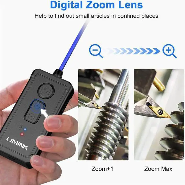 Alt view image 4 of 5 - 1944P HD WiFi Borescope Snake Camera 5MP Endoscope Camera Wireless IP67 Waterproof Inspection Camera for iOS & Android