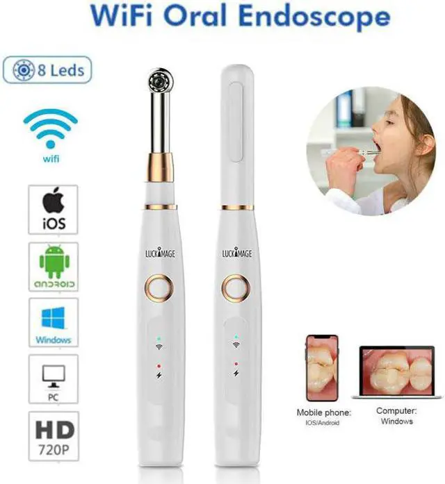 Main image of Dental Intra Camera HD 720P WIFI Endoscope Teeth Mirror Wireless Real-time inspect camera otoscopio tooth camera