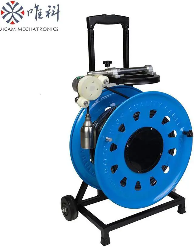 Alt view image 3 of 5 - Surveillance cable 200m borehole inspection camera deep well camera with meter counter