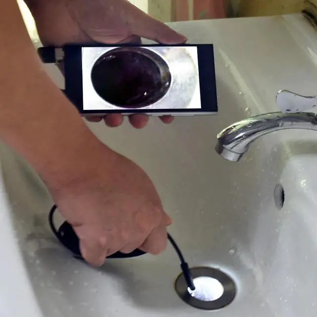 Alt view image 2 of 5 - 3 in 1 7mm Android Endoscope Camera IP67 Waterproof Inspection Borescope Camera with 6 led lights for Android Samsung PC Type-C