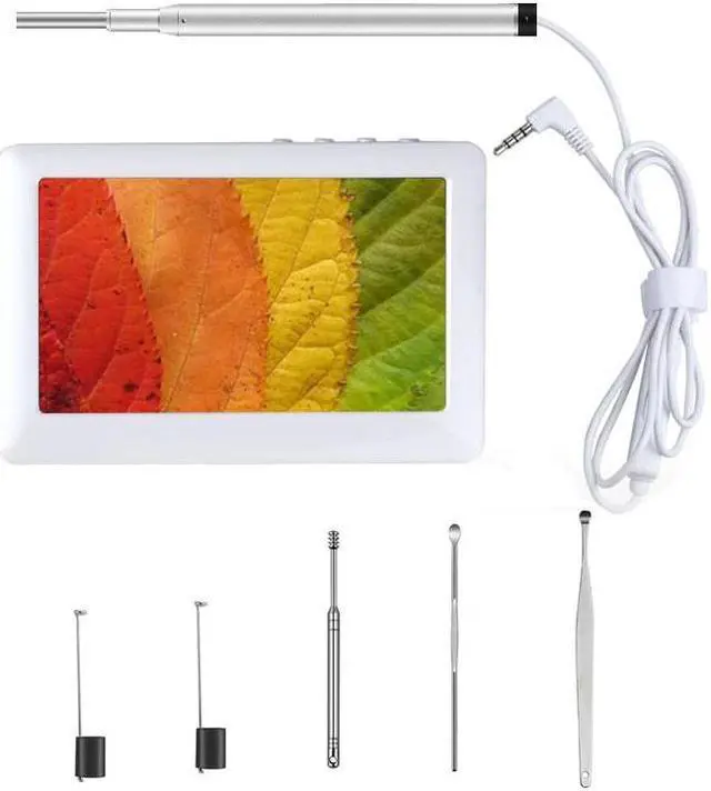 Alt view image 5 of 5 - 3.9MM Video Otoscope Camera 1080p Ear Inspect Earwax Camera Digital Endoscope Cleaning Tool 4.3 Inch Screen HD Display